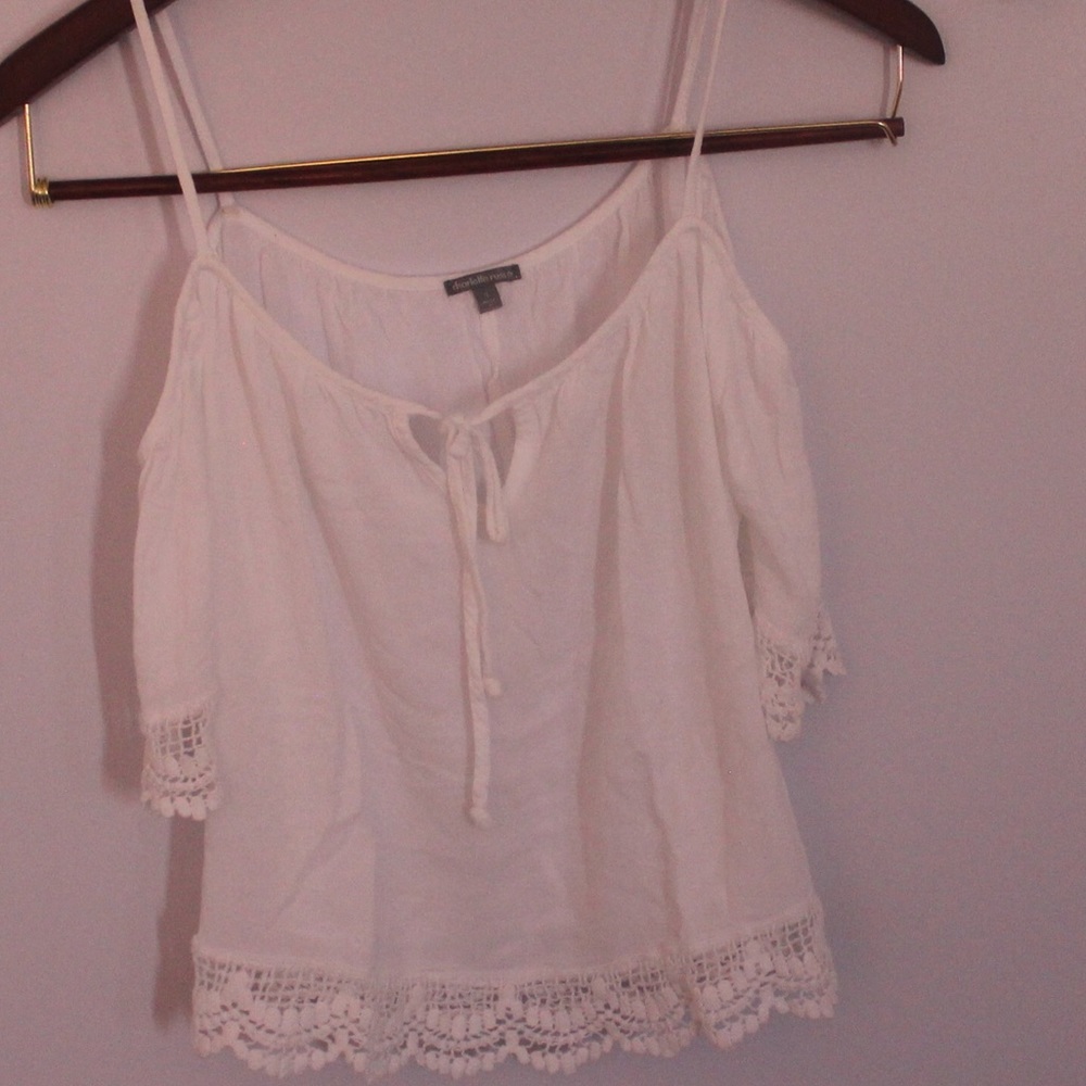 Classic white off the shoulder